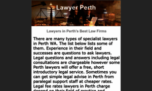Lawyerperth.info thumbnail
