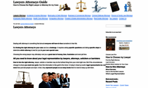 Lawyers-attorneys-guide.com thumbnail