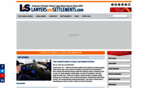 Lawyersandsettlements.com thumbnail