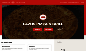 Lazospizzamenu.com thumbnail