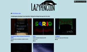 Lazy-penguin.itch.io thumbnail