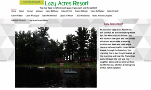 Lazyacresresort.com thumbnail