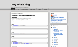 Lazyadminblog.blogspot.com thumbnail