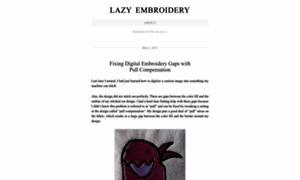 Lazyembroidery.wordpress.com thumbnail