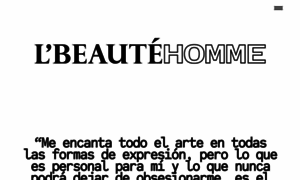 Lbeautehomme.mx thumbnail