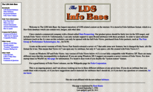 Ldsinfobase.net thumbnail