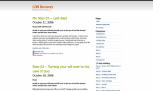 Ldsrecovery.wordpress.com thumbnail