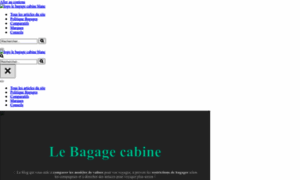 Le-bagage-cabine.fr thumbnail