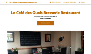 Le-cafe-des-quais-brasserie-restaurant.business.site thumbnail