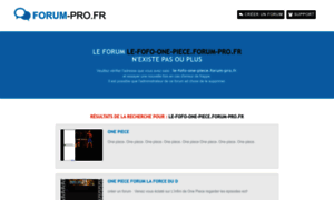 Le-fofo-one-piece.forum-pro.fr thumbnail