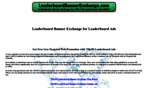 Leaderboardbannerexchange.com thumbnail