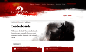 Leaderboards.guildwars2.com thumbnail