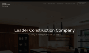 Leaderconstructioncompany.com thumbnail