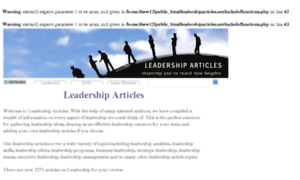 Leadershiparticles.net thumbnail