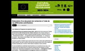 Leadershipculturel.wordpress.com thumbnail