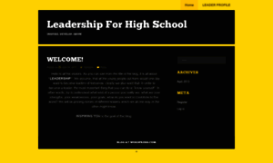 Leadershipforhighschool.wordpress.com thumbnail