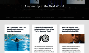 Leadershipintherealworldblog.com thumbnail