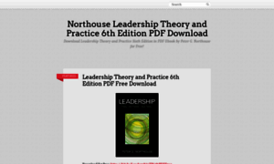 Leadershiptheoryandpracticepdf.wordpress.com thumbnail