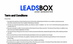 Leadsbox.co.za thumbnail
