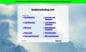Leadsmarketing.com thumbnail