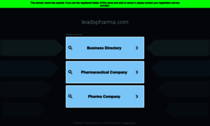 Leadspharma.com thumbnail