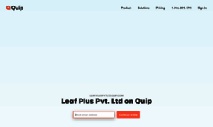 Leaf-plus-pvt-ltd.quip.com thumbnail