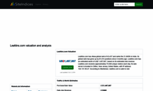 Leafdns.com.siteindices.com thumbnail