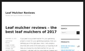 Leafmulcherreviews.com thumbnail