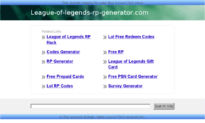 League-of-legends-rp-generator.com thumbnail
