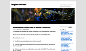 Leaguereviewed.wordpress.com thumbnail