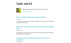 Leah.world thumbnail