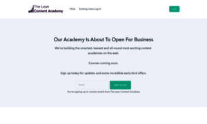 Leancontentacademy.io thumbnail