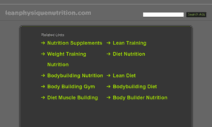 Leanphysiquenutrition-com.3dcartstores.com thumbnail