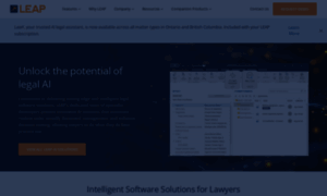 Leaplegalsoftware.ca thumbnail