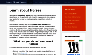 Learn-about-horses.com thumbnail