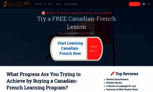 Learn-canadian-french.language101.com thumbnail