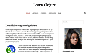 Learn-clojure.com thumbnail