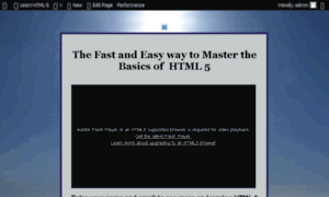Learn-html5.learn-to-use-wordpress.com thumbnail