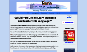 Learn-japanese-adventure.com thumbnail