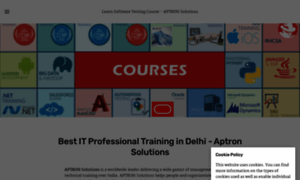 Learn-software-testing-course-aptron-solutions.jimdosite.com thumbnail