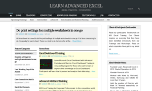 Learnadvancedexcel.com thumbnail