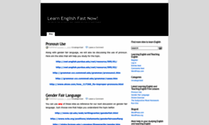 Learnenglishfastnow.wordpress.com thumbnail