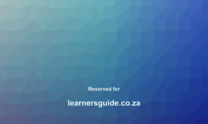Learnersguide.co.za thumbnail