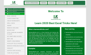 Learnexceltricks.com thumbnail