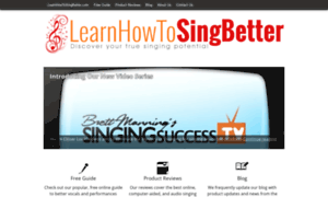 Learnhowtosingbetter.com thumbnail