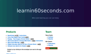 Learnin60seconds.com thumbnail