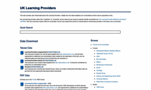 Learning-provider.data.ac.uk thumbnail