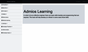 Learning.admios.com thumbnail