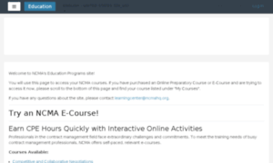 Learning.ncmahq.org thumbnail