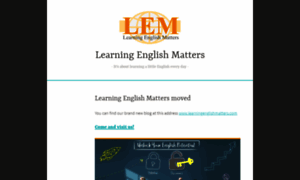 Learningenglishmatters.wordpress.com thumbnail